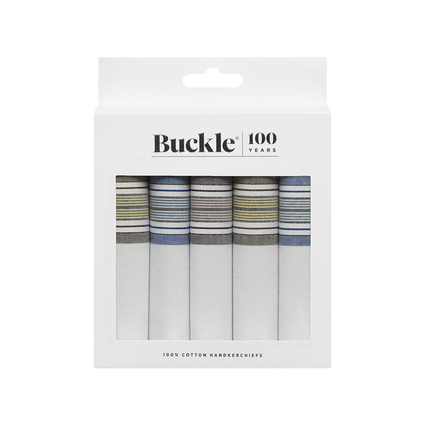 5 PK Classic Handkerchief Set.