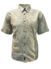 Cipollini Gold Printed Bamboo Shirt