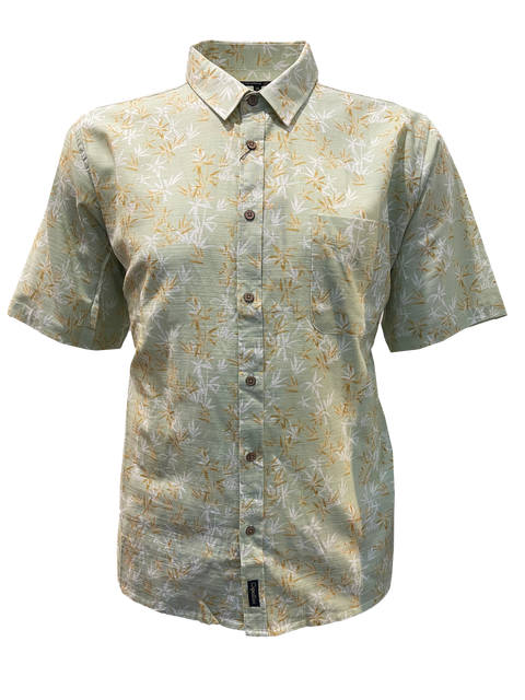 Cipollini Gold Printed Bamboo Shirt