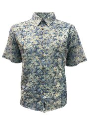 Cipollini Gold Printed Bamboo Shirt