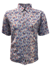 Cipollini Gold Printed Bamboo Shirt