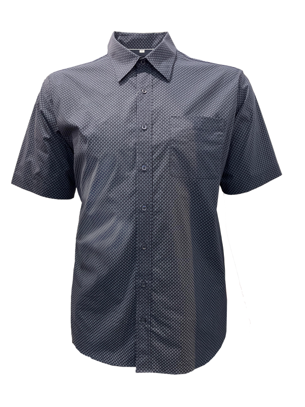 Perrone Axel Easy Care Print S/S Shirt