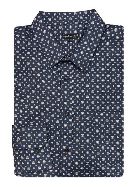 Cipollini Fine Cotton Printed Shirt