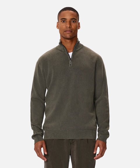 The Lakewood Zip Neck Knit