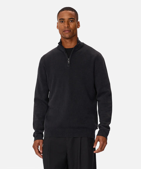 The Lakewood Zip Neck Knit