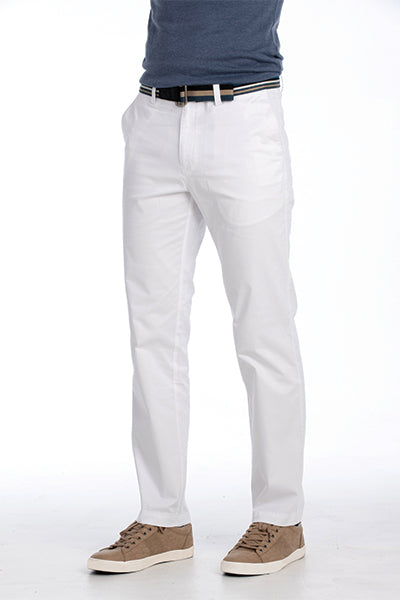 Bob Spears Active Waist Chino Pant White