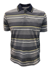 Blue Horizon Striped Polo BH2824