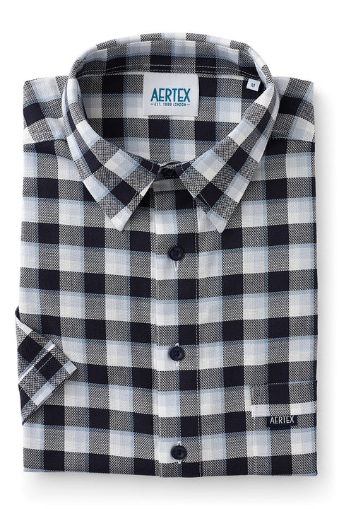 Aertex Somerset Shirt Navy
