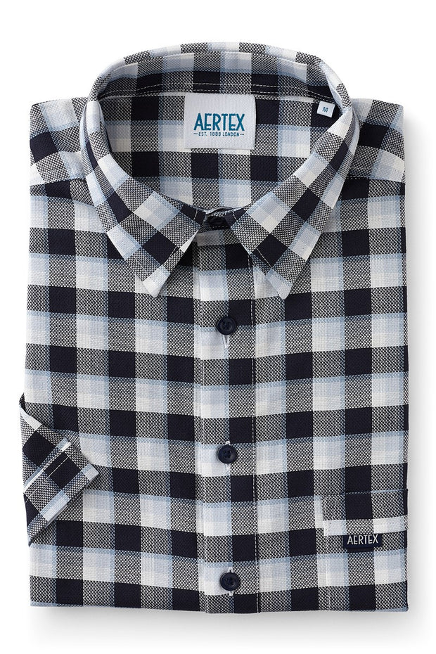 Aertex Somerset Shirt Navy