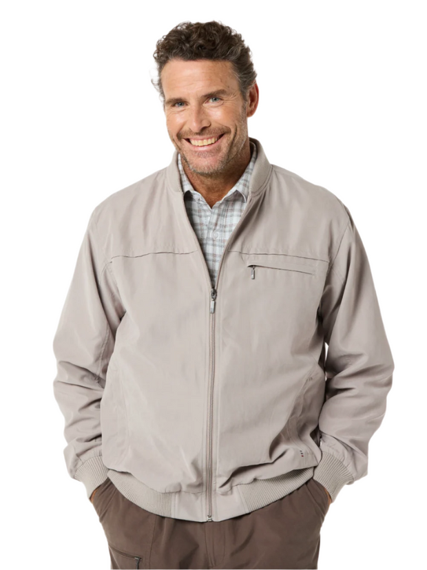 Breakaway Microfibre Bomber Jacket Kindling