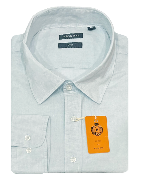Back Bay Plain Linen L/S Shirt