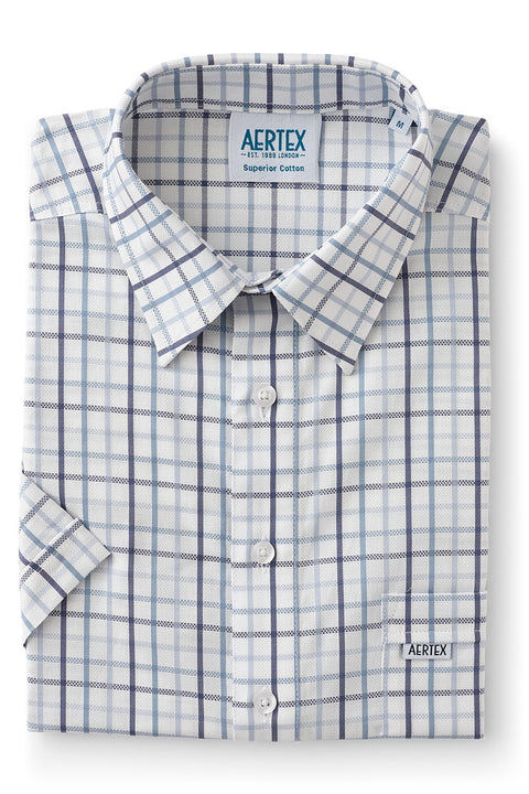 Aertex Somerset Shirt Blue