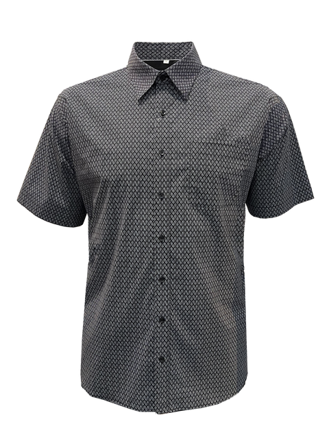 Perrone Axel Easy Care Print S/S Shirt