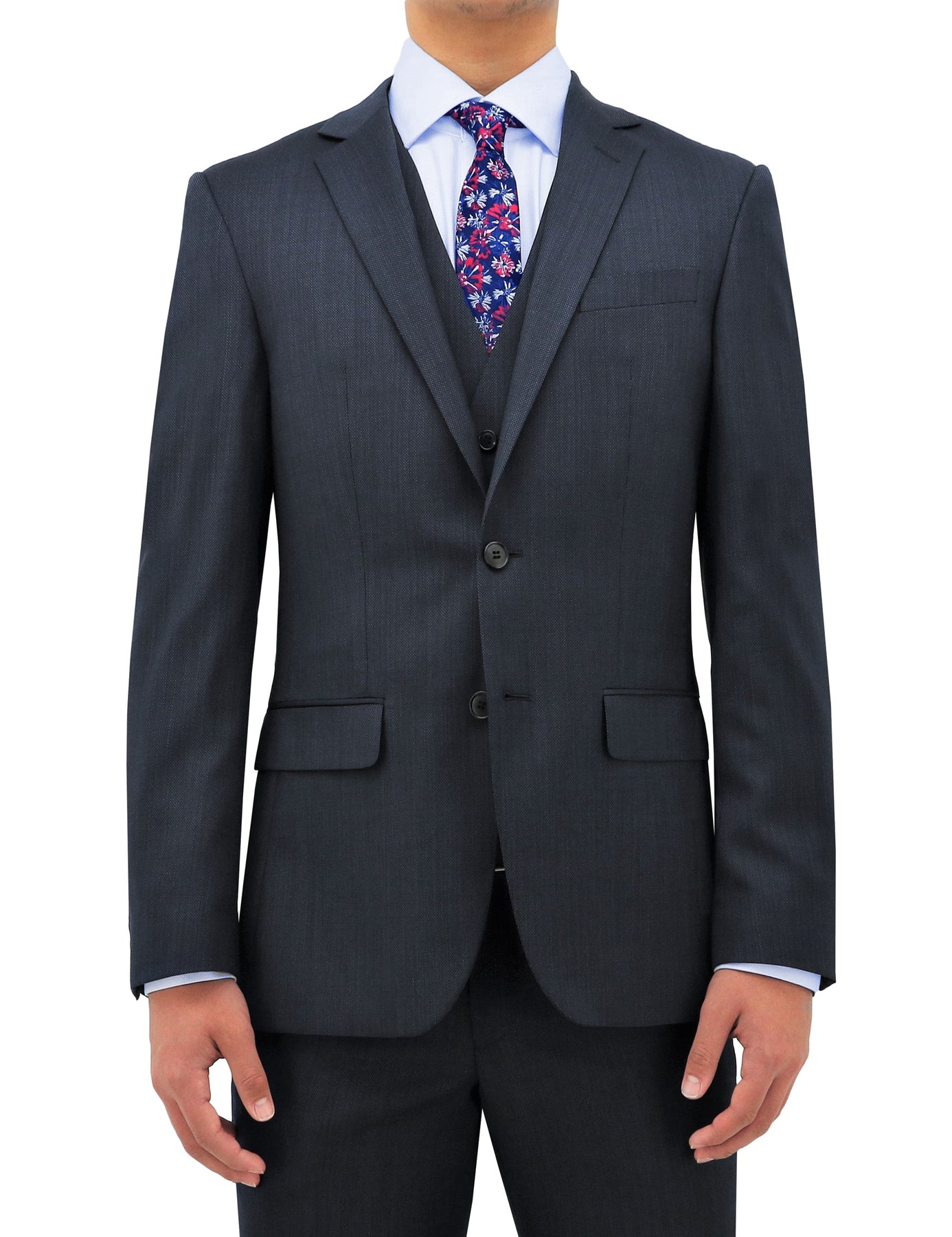 Daniel Hechter Michel Navy Wool Suit – Hughes Menswear