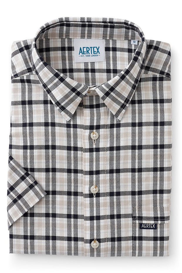 Aertex Somerset Shirt Navy