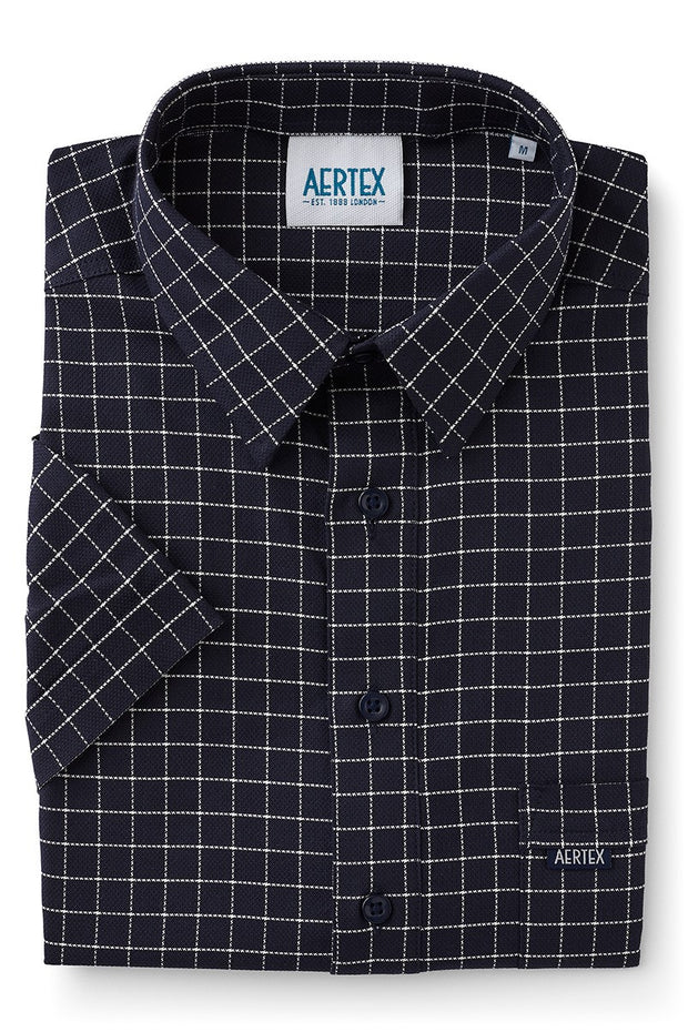 Aertex Somerset Shirt Navy