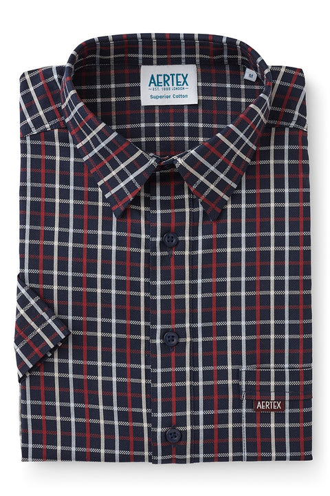 Aertex Somerset Shirt Navy
