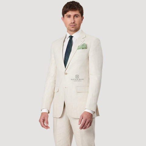 Savile Row Abram Pure Linen Suit