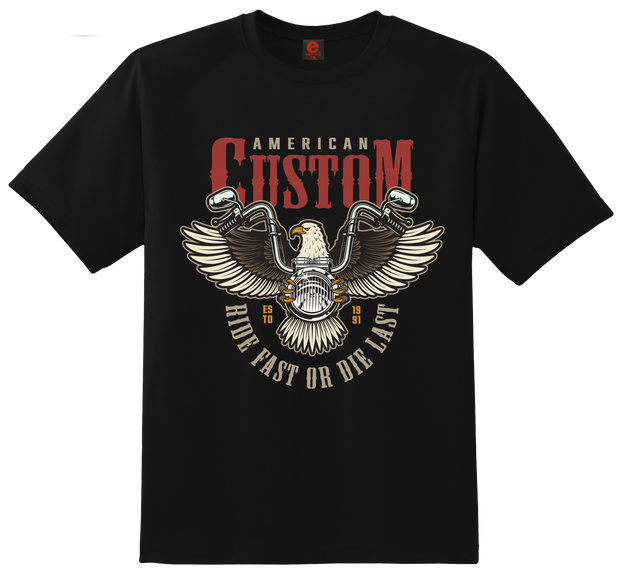 Ellusion American Custom Printed Cotton Tee