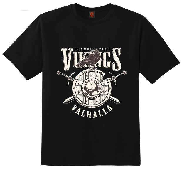 Ellusion Vikings Printed Cotton Tee