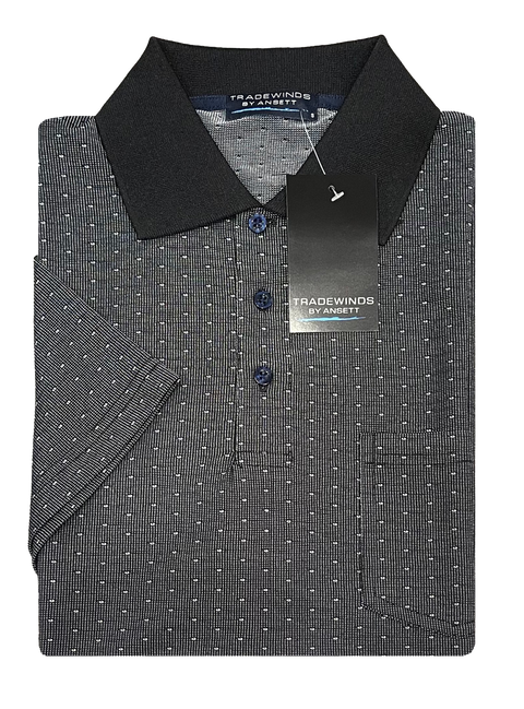 Tradewinds Jersey Strpe Polo TW4801