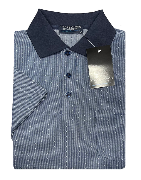 Tradewinds Jersey Strpe Polo TW4801