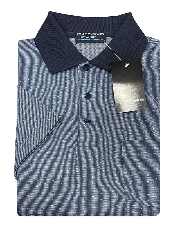 Tradewinds Jersey Strpe Polo TW4801