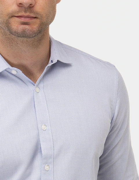 Textured Dot Career Business Shirt