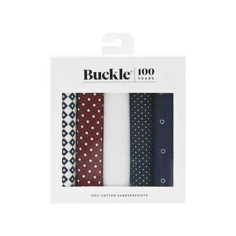 5 PK Classic Handkerchief Set