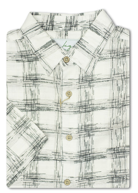 Kingston Grange Sketch Check Bamboo Shirt – Hughes Menswear